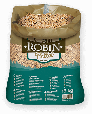 worek pelletu opałowego Robin do kupienia w Sompolnie lub sklepie internetowym